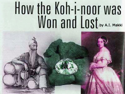 Maharaja Ranjit Singh and Kohinoor